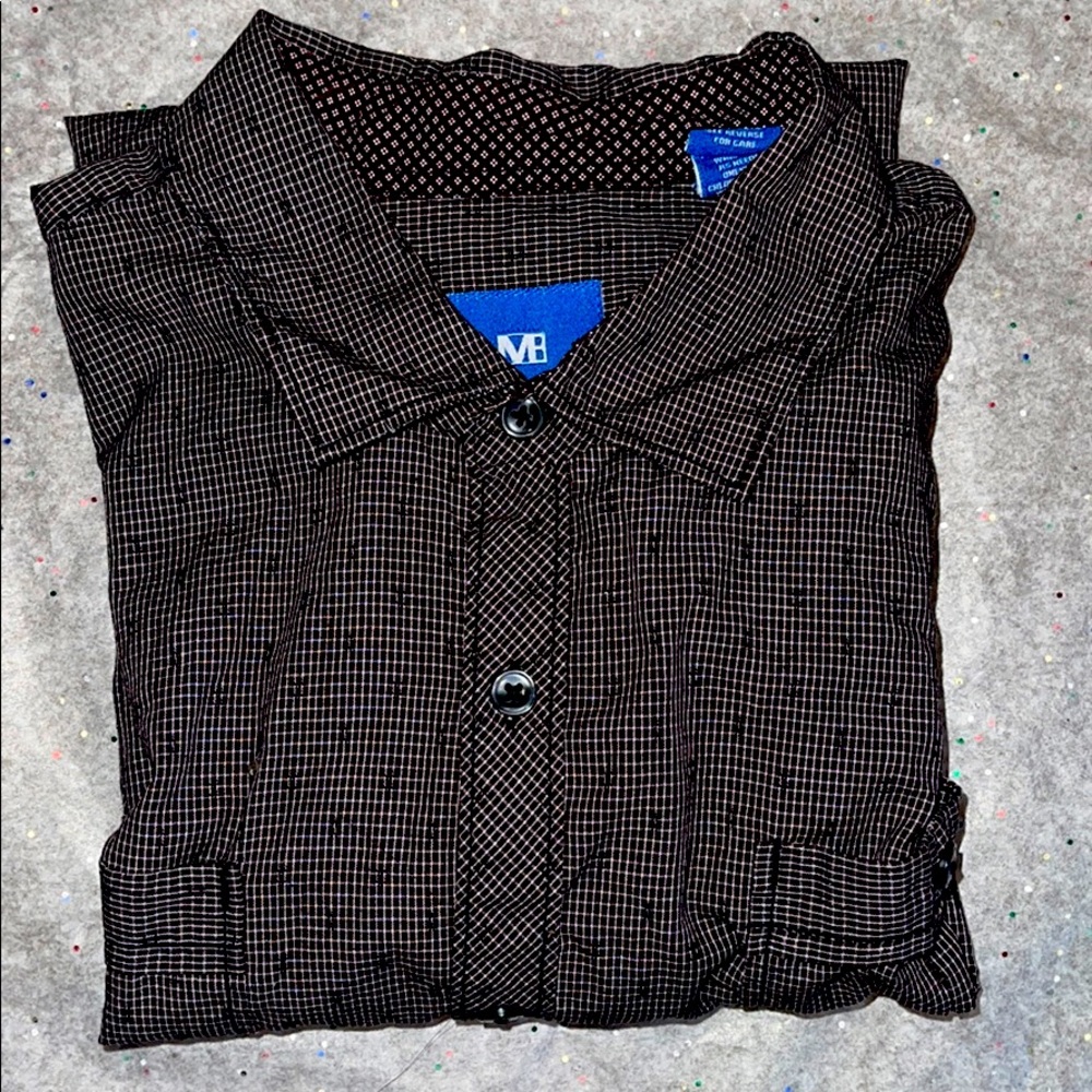 Man Long sleeve dress shirt - size L
